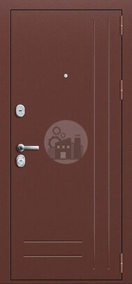 Металлическая дверь бизнес-класса, отделка: порошковое покрытие и Vinorit-ДВ-292