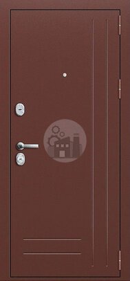 металлическая дверь бизнес-класса, отделка: порошковое покрытие и vinorit-ДВ-292