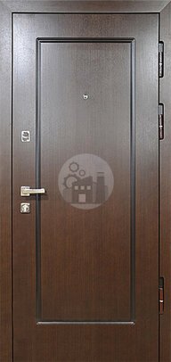 металлическая дверь для дачи, отделка мдф и ламинат-ДВ-856