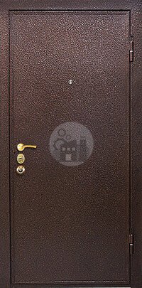 Металлическая дверь, порошковое напыление снаружи, МДФ внутри-ДВ-218