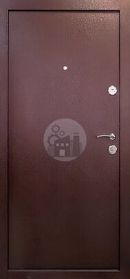 металлическая дверь в квартиру, отделка порошком с двух сторон - внутренняя часть двери ДВ-792